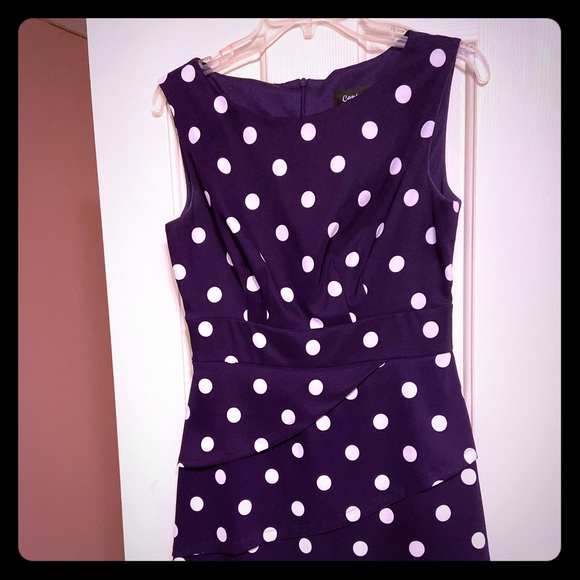 Purple polka dot dress - Picture 1 of 2
